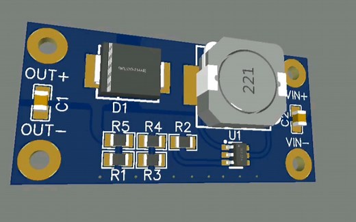 画个mt3608升压电路 去立创白嫖PCB
