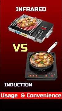 Induction vs Infrared Cooktop (Usage Convenience) Comparision⚡Buying Guide 2026