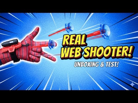 Spiderman Web Shooter Toy Unboxing 2025 | Bharu Unboxing