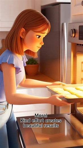Little girl learns love through cooking | Kids Moral Story