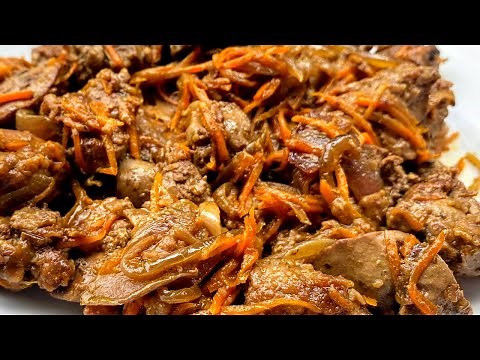Очень вкусная печень с луком за 20 минут. Как приготовить куриную печень рецепты.