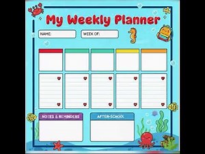 📚 School Planner Bundle | Printable Digital Download | Instant PDF