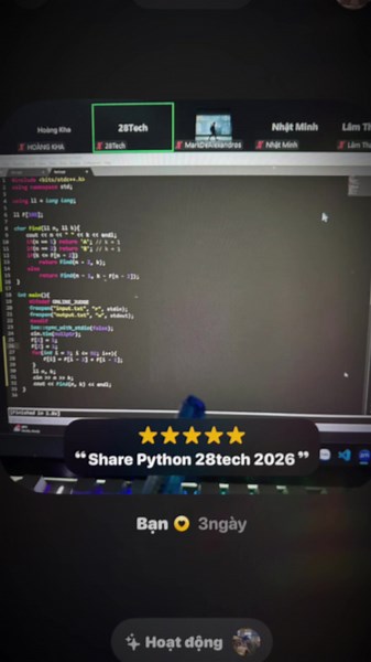 Tui share đủ tài liệu, video bài giảng và bài tập luôn nhé #28tech #python