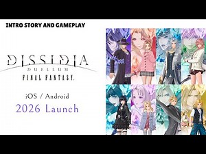 Final Fantasy Dissidia Duellum | Intro Story Tutorial + Cloud Strife Gameplay Showcase | CBT Footage