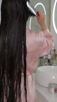 Trying FINO HAIR MASK on my Long Hair #fino #hairmask #longhair #haircare