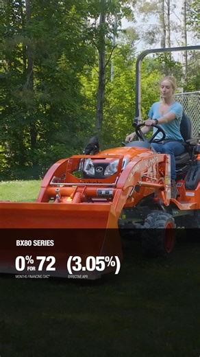 Property care, landscaping, or fall prep—the BX lineup delivers versatile performance in a compact package. | Kubota Canada | Facebook