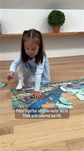 Melissa & Doug | Search & Find Beneath the Waves Floor Puzzle - 48 Pieces