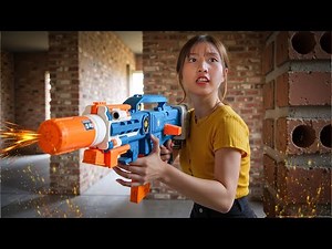 XGirl Nerf Films: Special Forces Girls & SEAL Warriors | High-Risk Nerf Blaster Rescue Mission