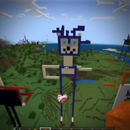 Exploring Sonic the Hedgehog Map in Minecraft