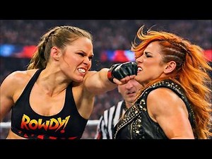 Ronda Rousey vs Becky Lynch Full Match WWE Monday Night RAW