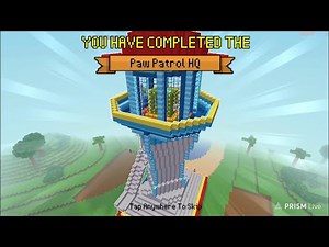 BLOCK CRAFT 3D BUILDING THE " PAW PATROL HQ "
