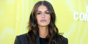 Kaia Gerber Poses Completely Topless Wearing Nothing but a Denim Skirt in a Candid Selfie