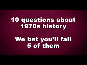1970s Trivia Quiz