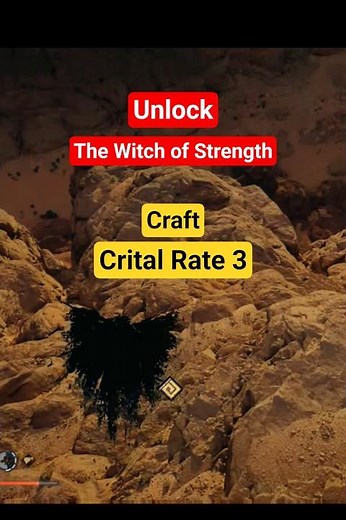 HIDDEN Witch Location + How to get Critical Rate 3 in Crimson Desert! 🧙‍♀️⚔️ #crimsondeserttips
