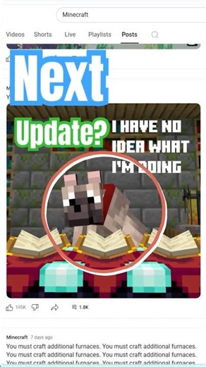 Next Minecraft Update Prediction?#minecraft