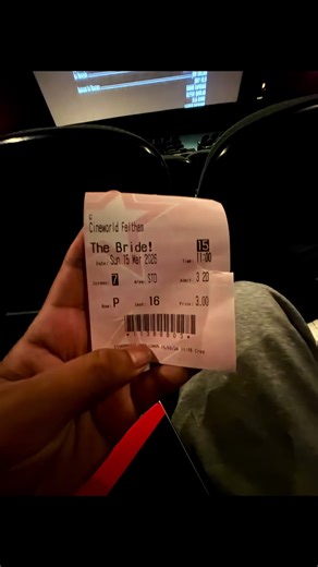 Going to see a 15 cinemas on my own For the first time to see the bride! And I used my Yoti ID. #TheBride! #Frankenstein #cineworldcinema #YotiID #rishancooldrawingandedit @thebridemovie @Warner Bros. UK @Cineworld Cinemas @Yoti