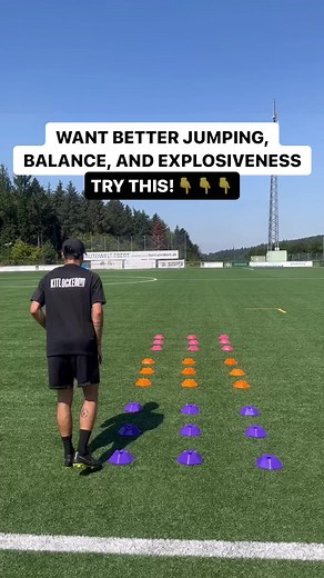 Improve Jumping, Balance, and Explosiveness with Soccer Cone Drills