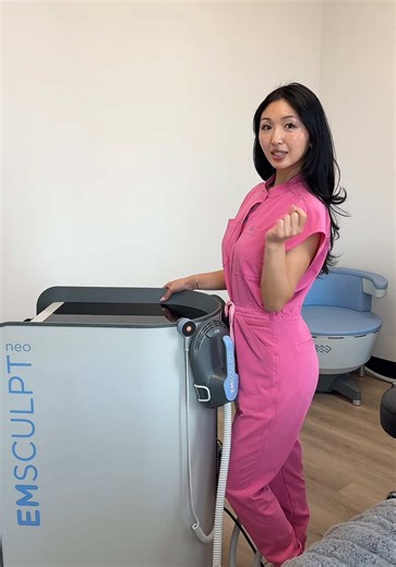 Emsculpt please! 🤍✨ Emsculpt Neo combines radiofrequency heating and high-intensity focused electromagnetic energy to simultaneously burn fat and build muscle. Great for core, glutes, arms, thighs, and more. Call or click on the link in bio for more info! #emsculptneo #medspa #abs #alpharettageorgia