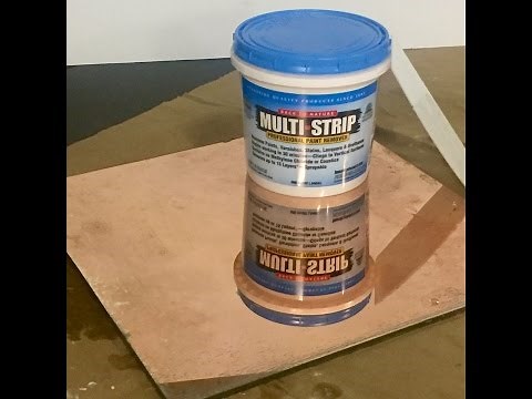 How to Remove Mirror Backing Paint I Using Multi-Strip
