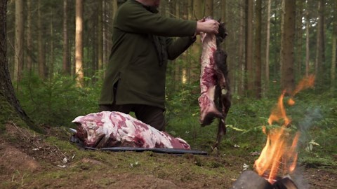 Epic BBQ Breakfast Grilled in the Heart of the Forest