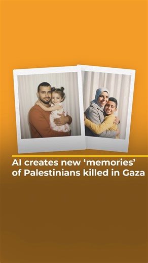 People are using AI to create new ‘memories’ of Palestinians killed by Israel in Gaza, generating touching images of them with their loved ones. | Al Jazeera English
