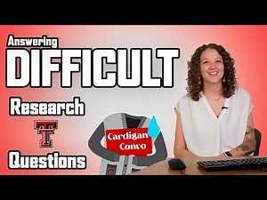 How to Answer Difficult Research Questions | Cardigan Convo