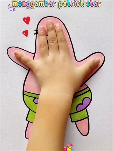 Drawing Patrick Star >> Tutorial menggambar patrick 🌟🌟🌟 Belajar menggambar mudah untuk anak #menggambarmudah #tutorialmenggambar #belajarmenggambar #easydrawing #patrickstar