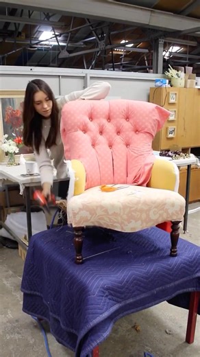 Live Real-Time Upholstery Studio Work Tomorrow! Let me know!