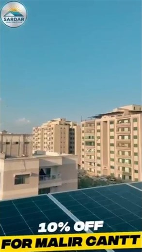SARDAR SOLAR SOLUTIONS Project Installation in Malir Cantt Karachi. #shorts