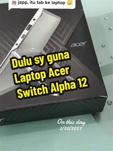 #onthisday Dulu guna laptop Acer Switch Alpha 12. Sekarang dah guna Surface Pro 7 😎 yg sy beli kat cikgu Aman AR Edutech #TikTokGuru #Techtok #CikguHayati #laptop