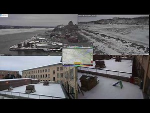 🔴Live webcam : Old Québec, Chateau Frontenac, Harbor, Québec Yacht Club, Old Québec, House