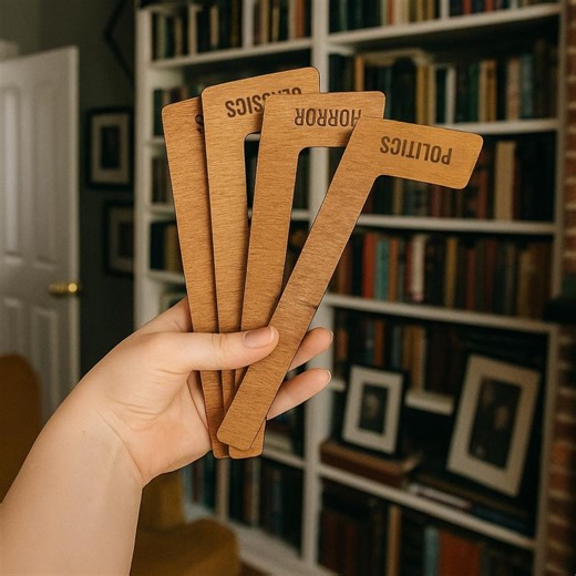 Book Genre Shelf Dividers, Home Library Dividers, Bookshelf Dividers Personalized, Bookshelf Dividers Custom, Book Separators