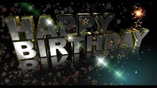 Happy Birthday, Birthday, Congratulations. Free Stock Video