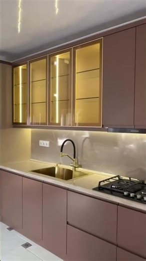 Modern Kitchen Cupboard Design ✨ | Smart Storage Ideas 🏡 #shorts #viral