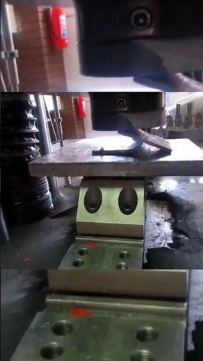 HOW TO CRUSH FILLET WELDED STEEL ON HEAVY HYDRAULIC TENSILE TESTING MACHINE (FRACTURE FILLET TEST)