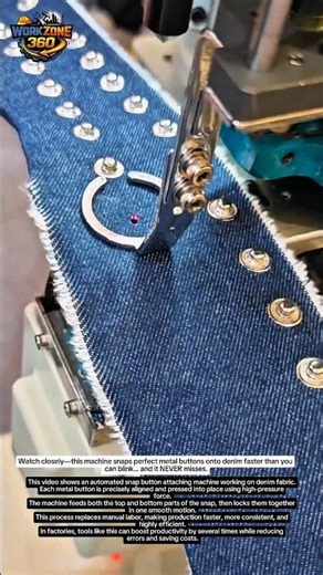 This Machine Installs 100+ Buttons in Seconds… Satisfying & Genius 🤯🔥