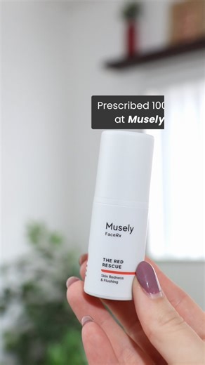 20K views · 249 reactions | Calm facial redness and inflammation in just minutes with The Red Rescue! ✨ Formulated with clinically proven prescription ingredients to reduce redness, flushing, irritation, and inflammation. Get started 100% online at Musely.com and have The Red Rescue delivered directly to your door  | Musely | Facebook