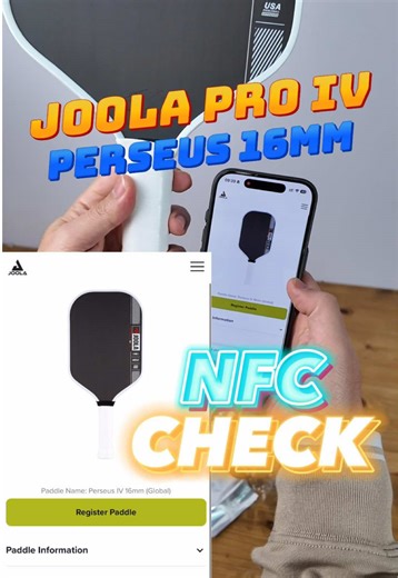 Check NFC vợt Joola Pro IV Perseus 16mm #Pickleball #joola