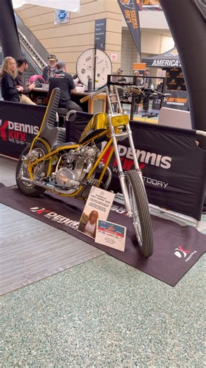 1980 Yamaha XS650 Motorcycle chopper at Donnie Smith Bike Show - Sanita Sunshine Rouse - Motorcycle