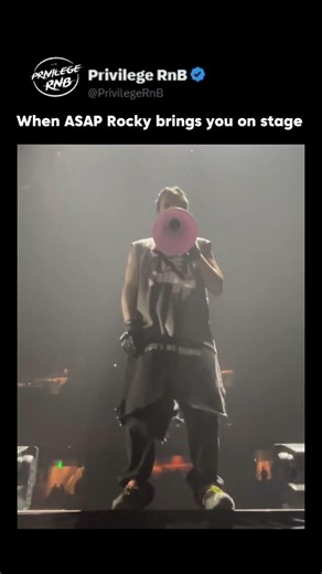 When ASAP Rocky brings you on stage
