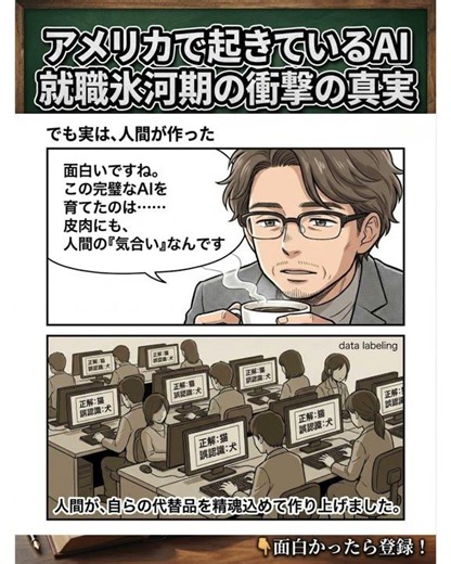 【2分解説】君の席、AIに取られてた件 | 神楽透の世界マンガゼミ