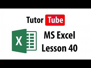 Mind Luster - Learn MS Excel Tutorial Lesson 40 Printing Area and Titles