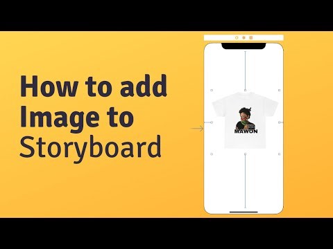 Add image to view controller Xcode (Storyboard)