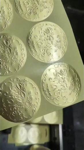 embossing sticker
