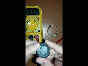 Inducción Electromagnética con una bobina