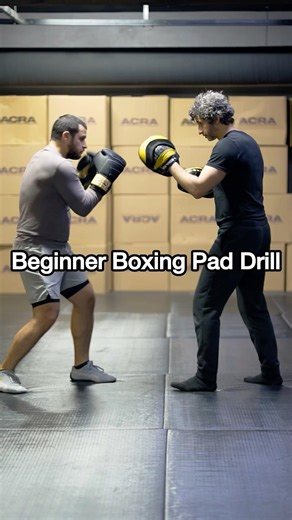 Beginner Boxing Pad Drill | Basic Combo