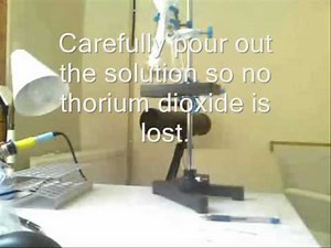 How to make thorium dioxide