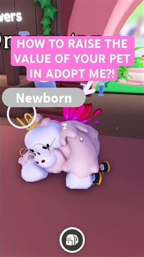 HOW TO INSTANTLY RAISE THE VALUE OF UR PET IN ADOPT ME! #roblox #adoptme #adoptmepets
