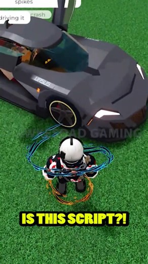 Roblox Build a Boat for Treasure Realitic Sports Car from Script?! police chase! #babft #roblox