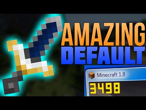 Minecraft PvP Texture AMAZING DEFAULT Gold & Blue 1.7.X/1.8.X | Review